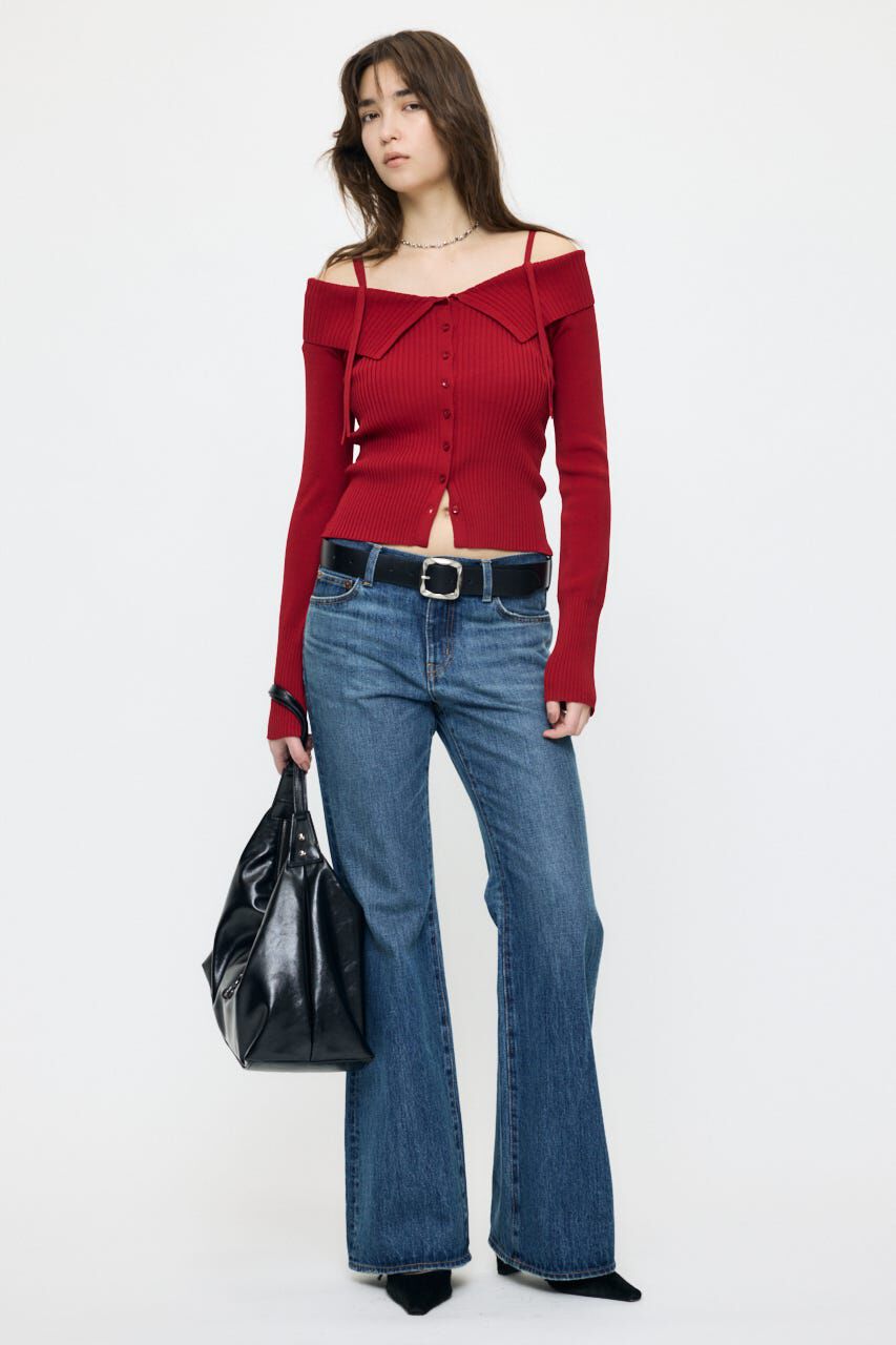 MOUSSY「3WAY SHOULDER ニット」|ニット・セーター|