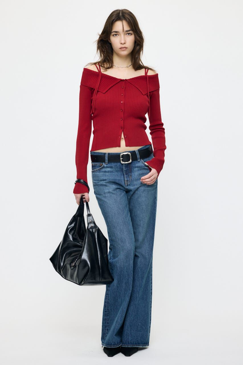 MOUSSY「3WAY SHOULDER ニット」|ニット・セーター|