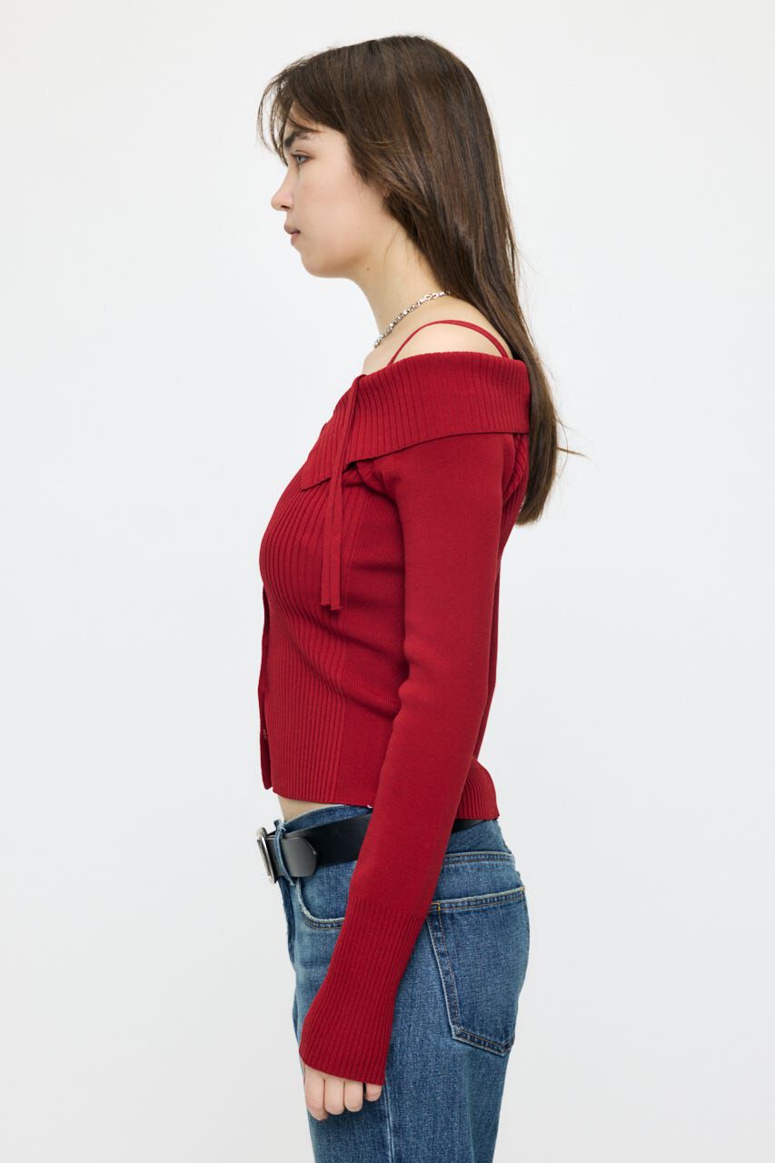 MOUSSY「3WAY SHOULDER ニット」|ニット・セーター|