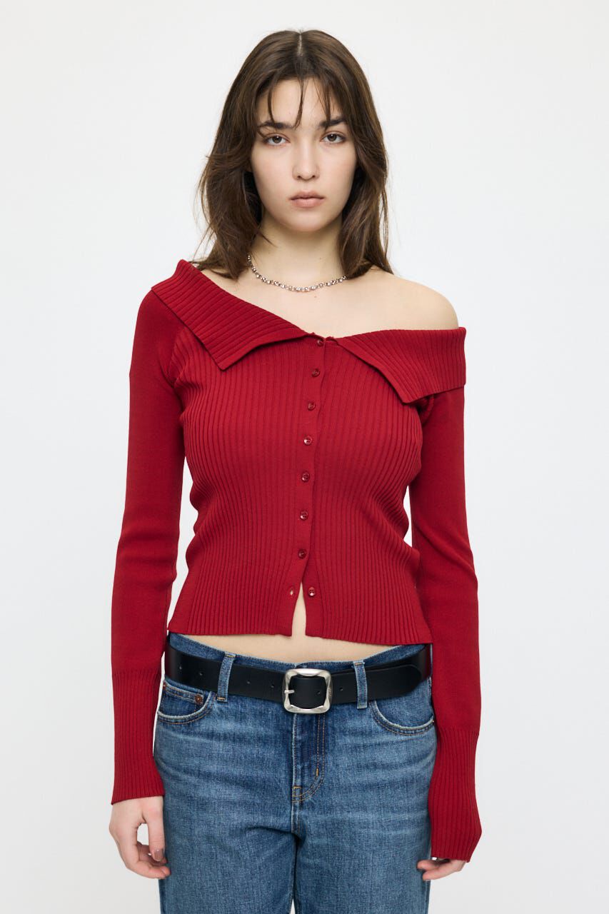 MOUSSY「3WAY SHOULDER ニット」|ニット・セーター|