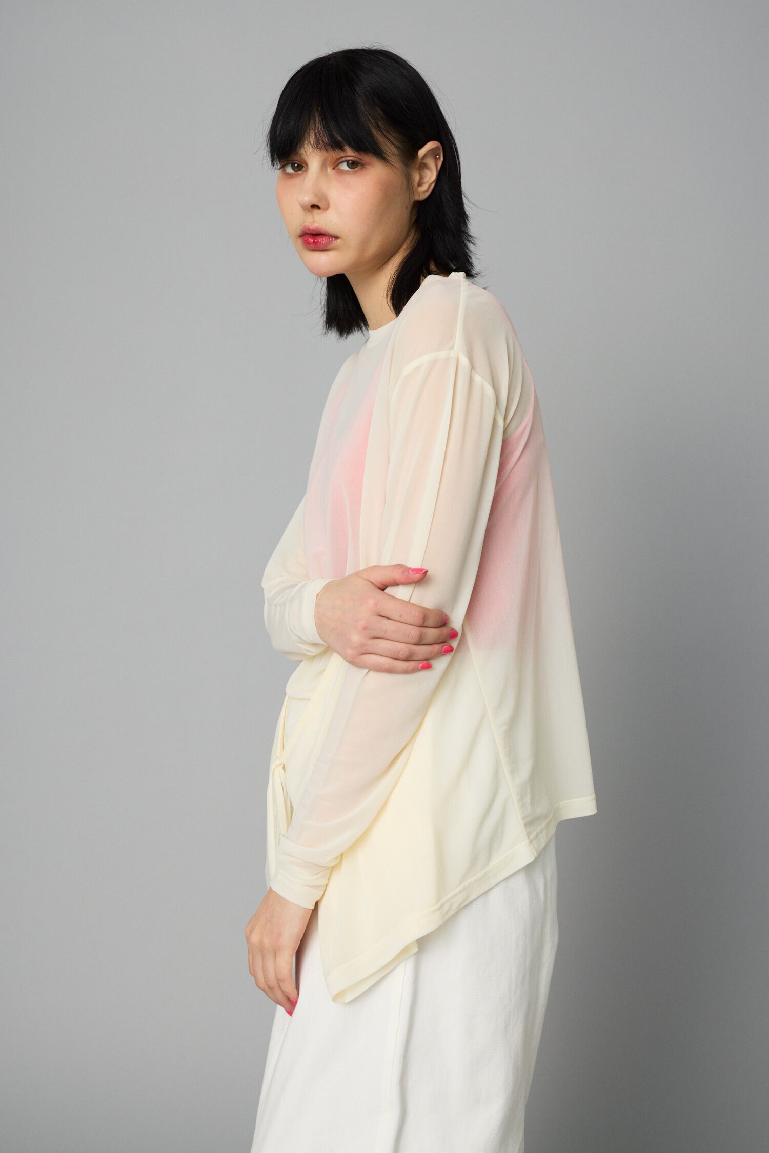 HeRIN.CYE「Sheer squid tops」|Tシャツ・カットソー|