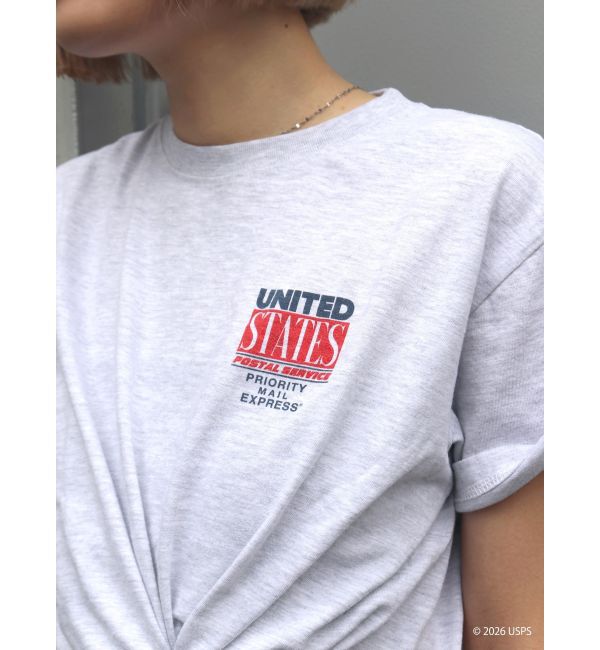 Ungrid「USPS別注バック ロゴTee」|Tシャツ・カットソー|