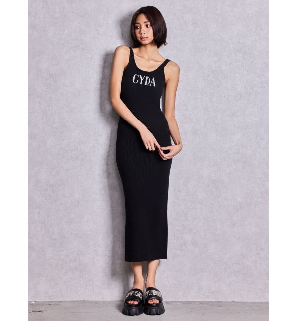 GYDA「GYDA jacquard longニットワンピース」|ワンピース|