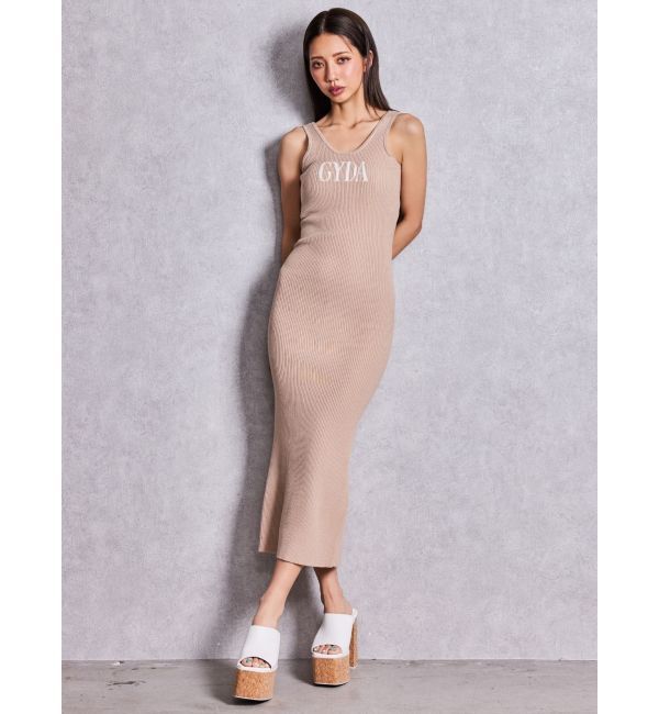 GYDA「GYDA jacquard longニットワンピース」|ワンピース|