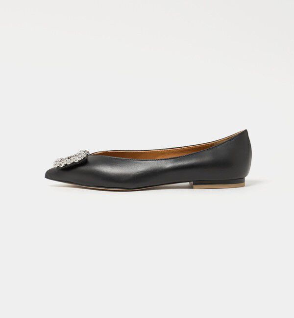 UNITED ARROWS「＜PIPPICHIC＞ANNA V JWL フラットパンプス」|パンプス|