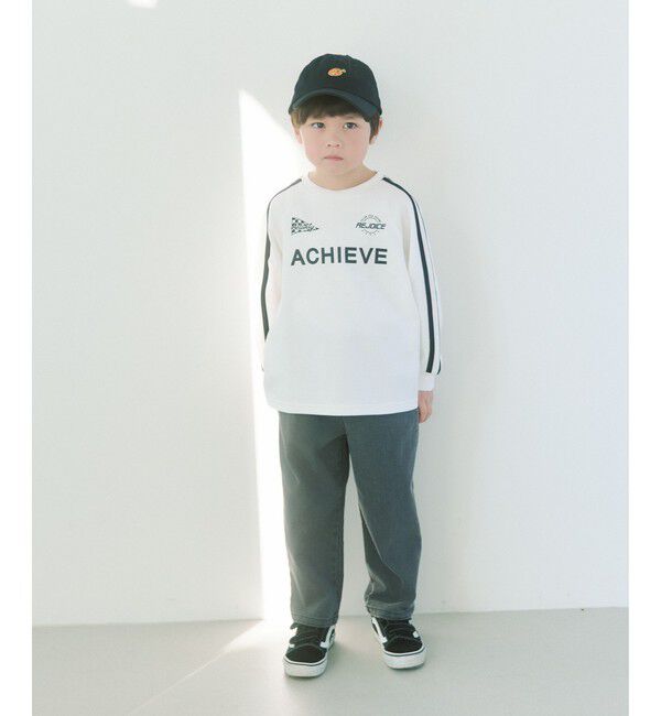 UNITED ARROWS green label relaxing「ストレッチデニム ストレートパンツ / キッズ  100cm-160cm - ストレッチ -」|デニム|
