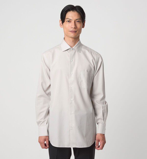 UNITED ARROWS green label relaxing「コットン ブロード ワイドカラー ドレスシャツ -形態安定-」|シャツ・ブラウス|
