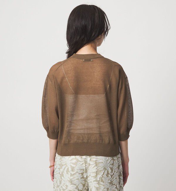 UNITED ARROWS green label relaxing「シアー カーディガン ニット ウォッシャブル」|カーディガン|