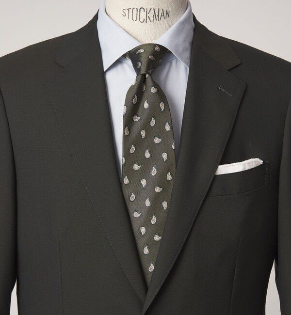 UNITED ARROWS green label relaxing「GLR シルク4 8.0cm ペイズリー ネクタイ」|ネクタイ・蝶ネクタイ|OLIVE