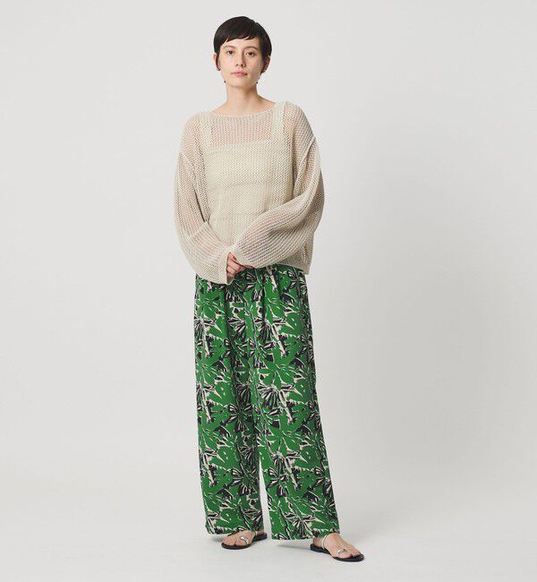 BEAUTY&YOUTH UNITED ARROWS「【WEB限定】フラワープリント イージーパンツ ウォッシャブル」|その他|KELLY