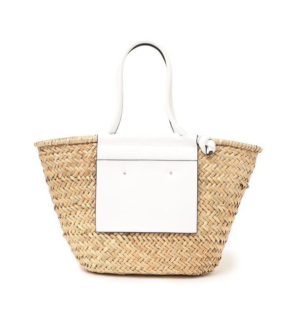 SHIPS for women「レザー コンビ シーグラス バッグ」|かごバッグ|