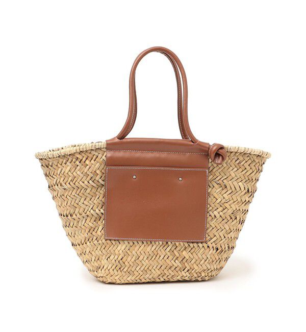 SHIPS for women「レザー コンビ シーグラス バッグ」|かごバッグ|