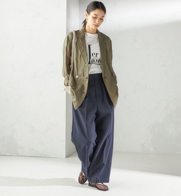 SHIPS for women「〈洗濯機可能〉プラチナ ヴェール TEE」|Tシャツ・カットソー|