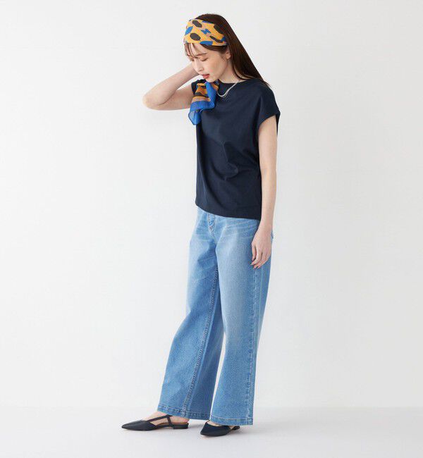 SHIPS Colors 「SHIPS Colors:40/2 天竺 ボートネック トップス」|Tシャツ・カットソー|