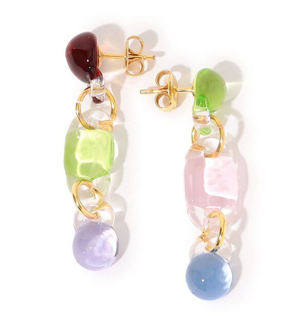 TOMORROWLAND GOODS「LEVENS JEWELS TRIPLE CASCADA ピアス」|ピアス|
