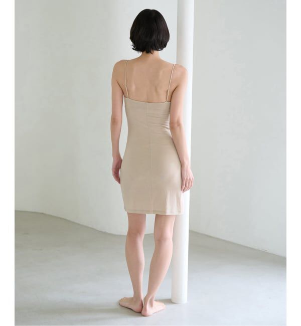 EMILYWEEK「【ACTIVE】Bamboo ストレッチロングキャミソール（ベージュ）」|インナー|
