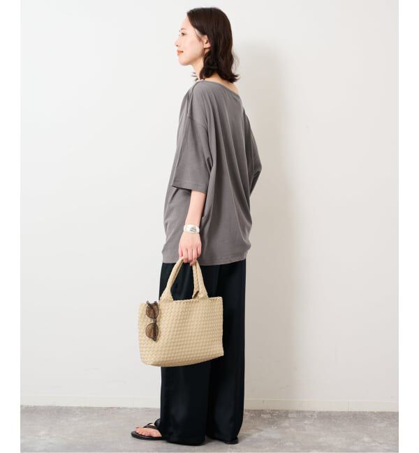 SLOBE IENA「ニュアンスネックBIG TEE」|Tシャツ・カットソー|