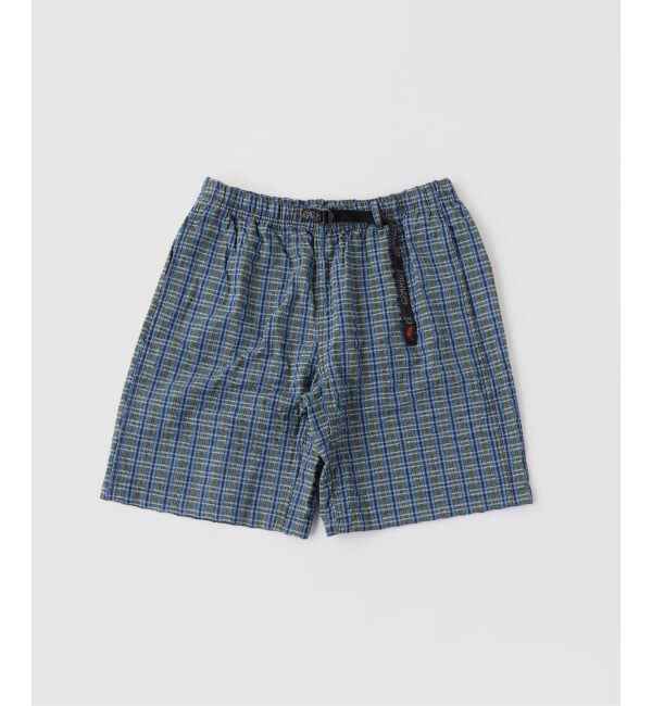 417 EDIFICE「Gramicci / グラミチ O.G. G-SHORT SEERSUCKER PLAID」|その他|ブルー A
