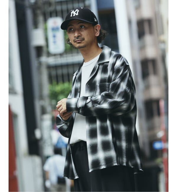 JOURNAL STANDARD relume「レーヨン アンカット フリンジ チェックシャツ」|シャツ・ブラウス|