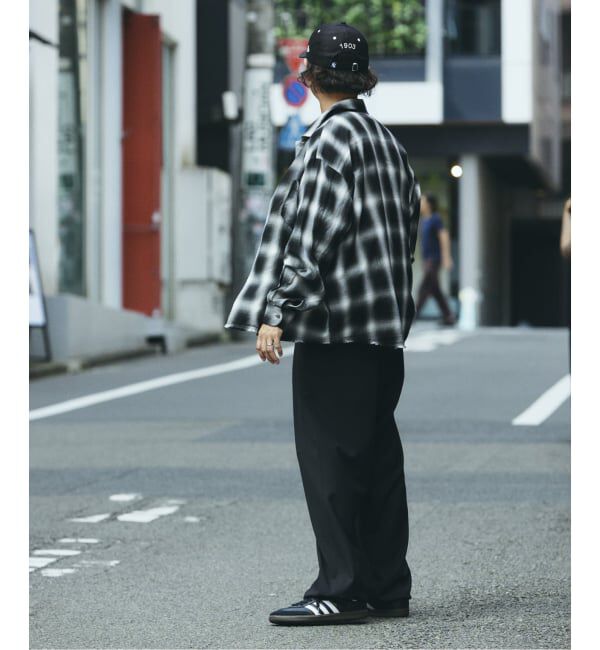 JOURNAL STANDARD relume「レーヨン アンカット フリンジ チェックシャツ」|シャツ・ブラウス|