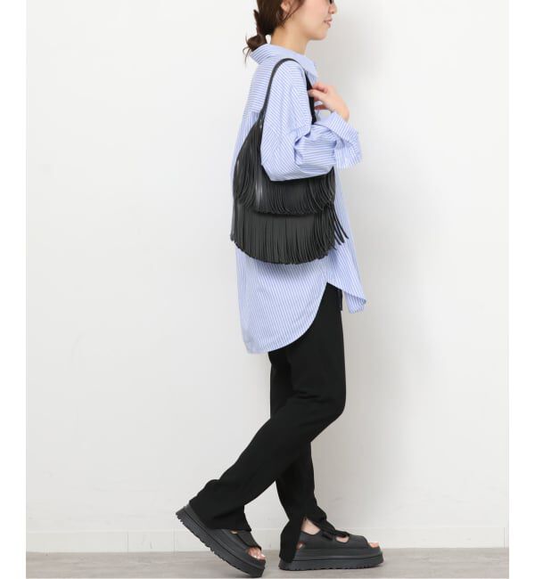 JOURNAL STANDARD relume「コンパクトコットンストライプビッグシャツ」|シャツ・ブラウス|