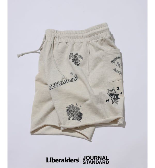 JOURNAL STANDARD「Liberaiders / リベレイダース 別注 ハンドライティング スウェット ショーツ」|その他|グレーB