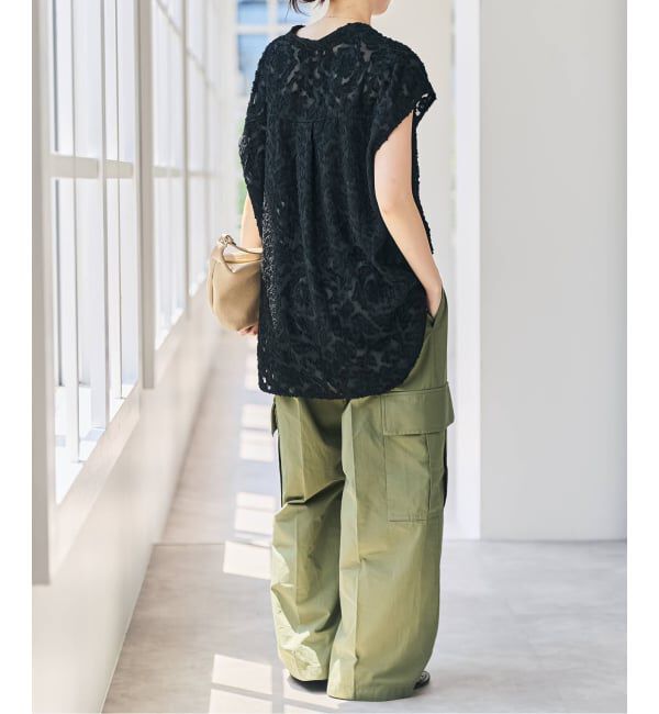 Spick and Span「《予約》シアージャガードフレンチシャツ」|シャツ・ブラウス|
