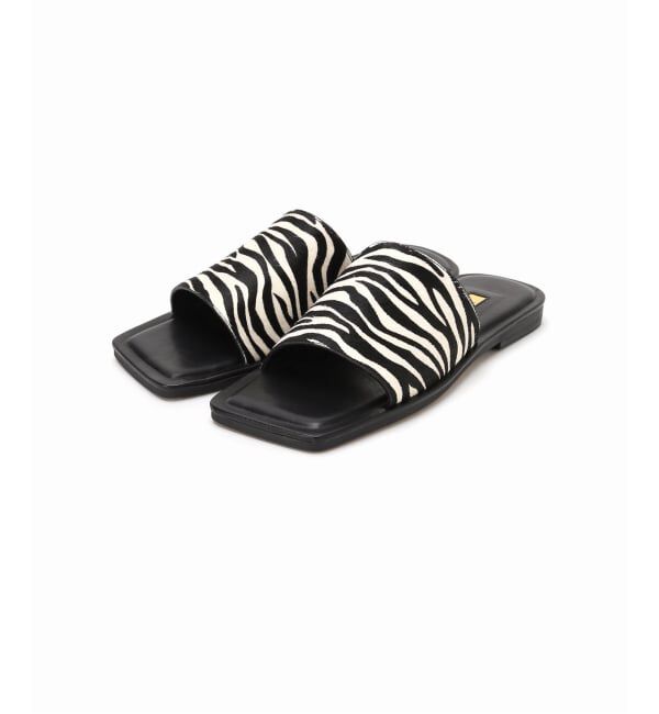 GRISE「《WEB+一部店舗限定》GRISE LEATHER SLIDE サンダル」|サンダル|