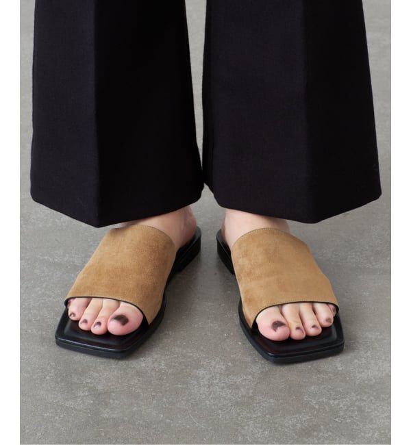 GRISE「《WEB+一部店舗限定》GRISE LEATHER SLIDE サンダル」|サンダル|