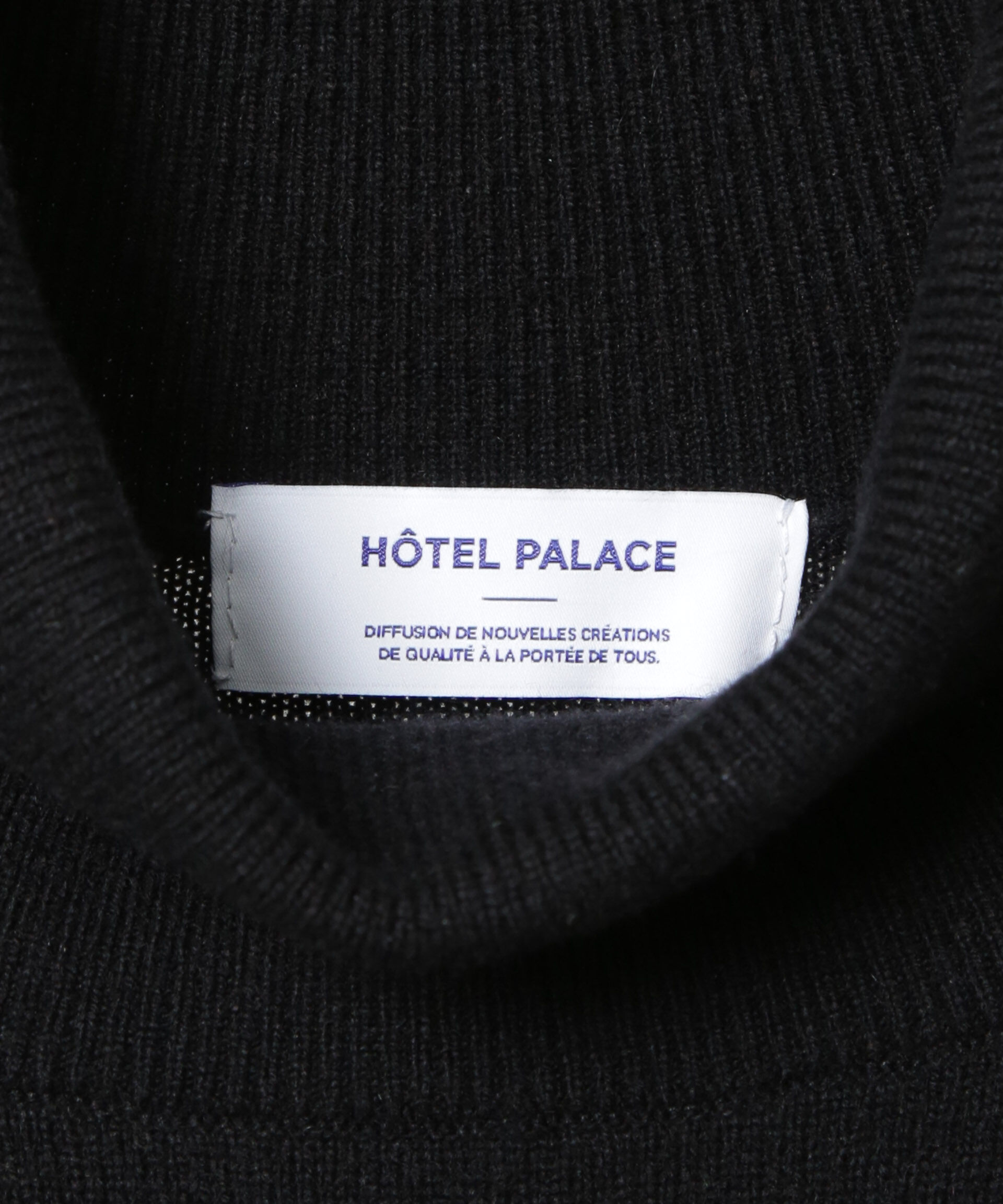 nano･universe「｢HOTEL PALACE｣ ショルダーデザインステッチタートルネックニット」|ニット・セーター|