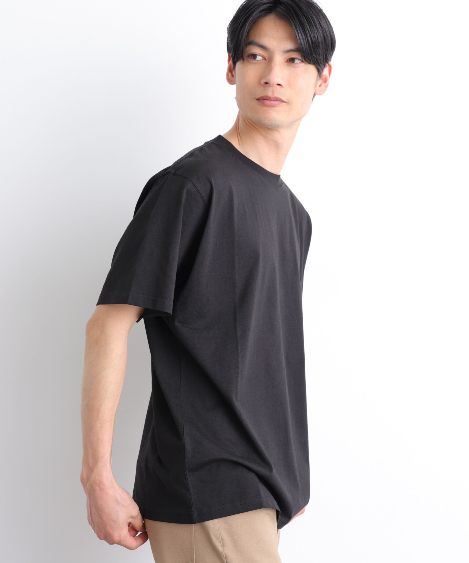 nano･universe「NORMANBROS別注 スムースタッチ Tシャツ 半袖」|Tシャツ・カットソー|