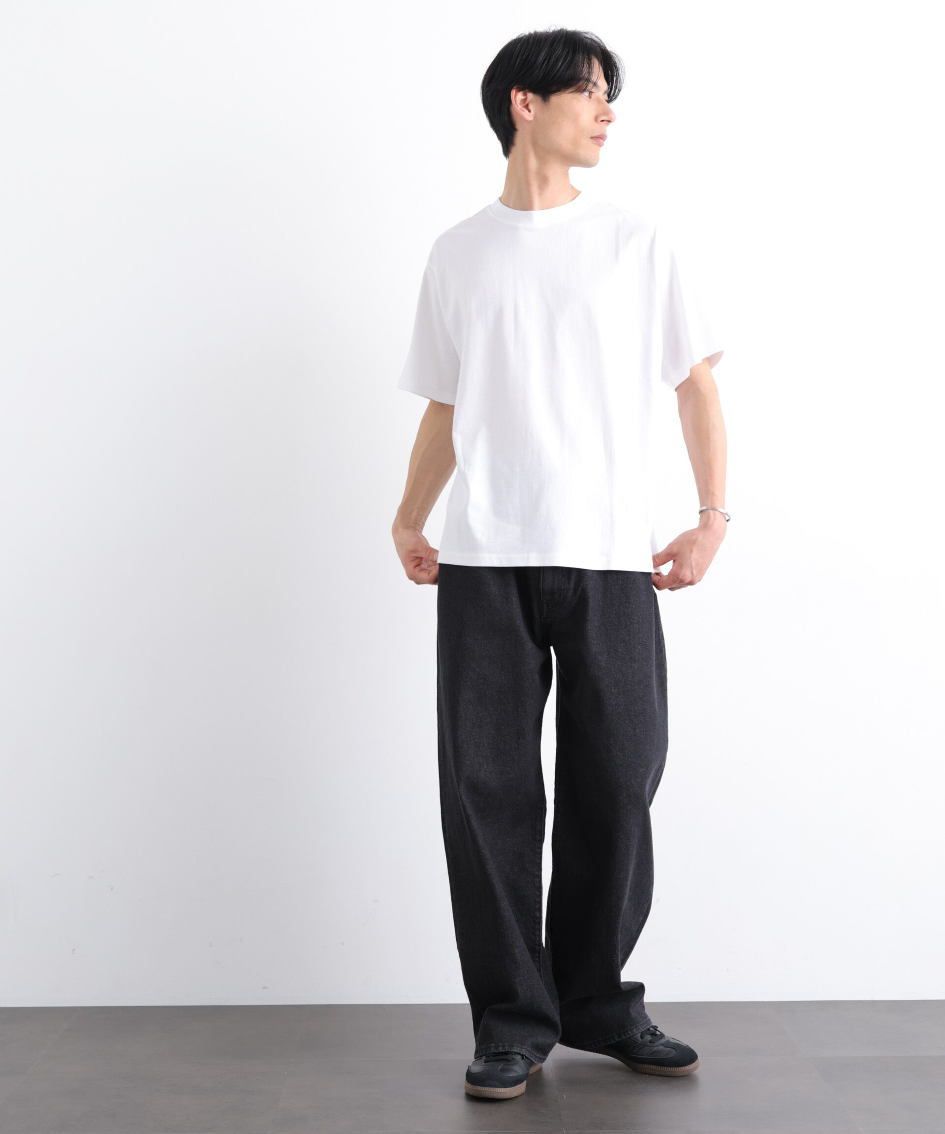 nano･universe「NORMANBROS別注 スムースタッチ Tシャツ 半袖」|Tシャツ・カットソー|