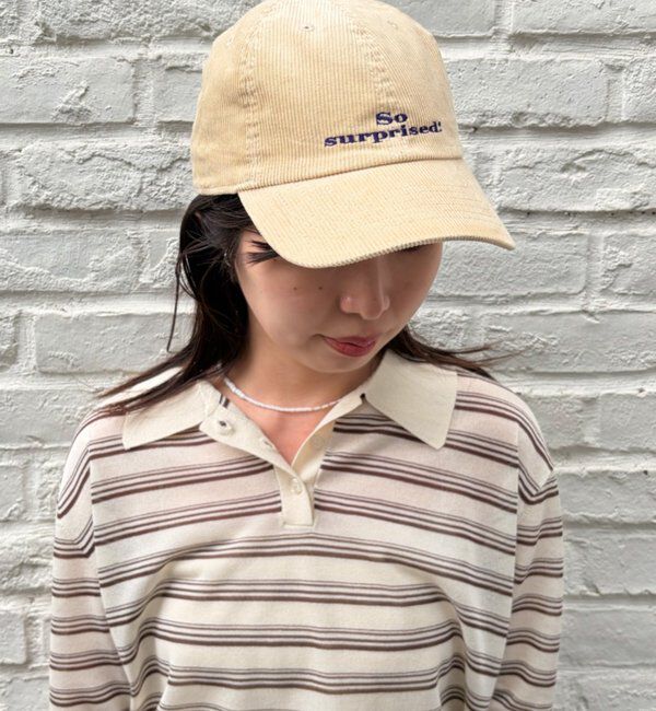 「B コーデュロイロゴキャップ」|その他|