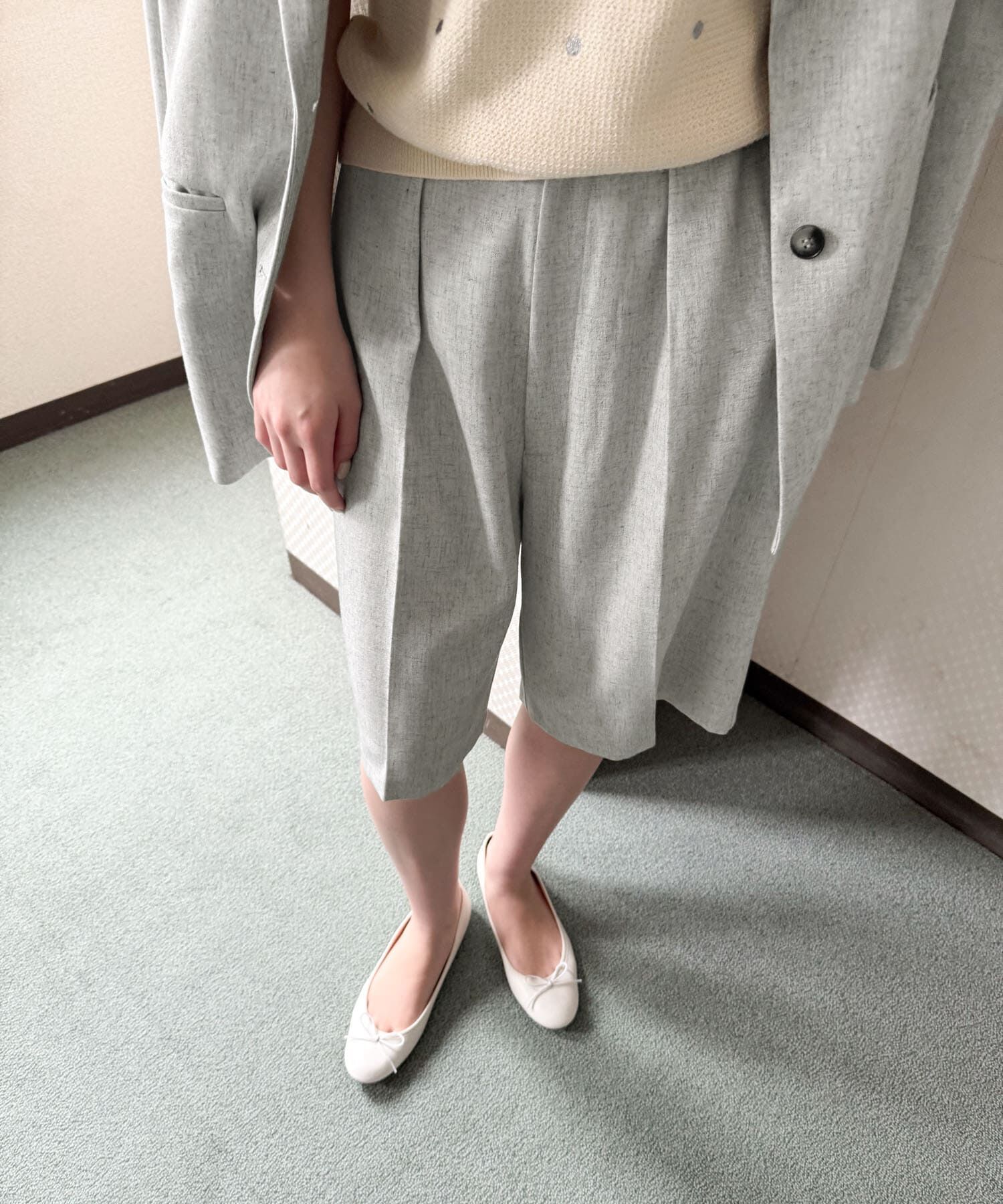 URBAN RESEARCH DOORS「『セットアップ対応』 ワンタックハーフパンツ」|その他|