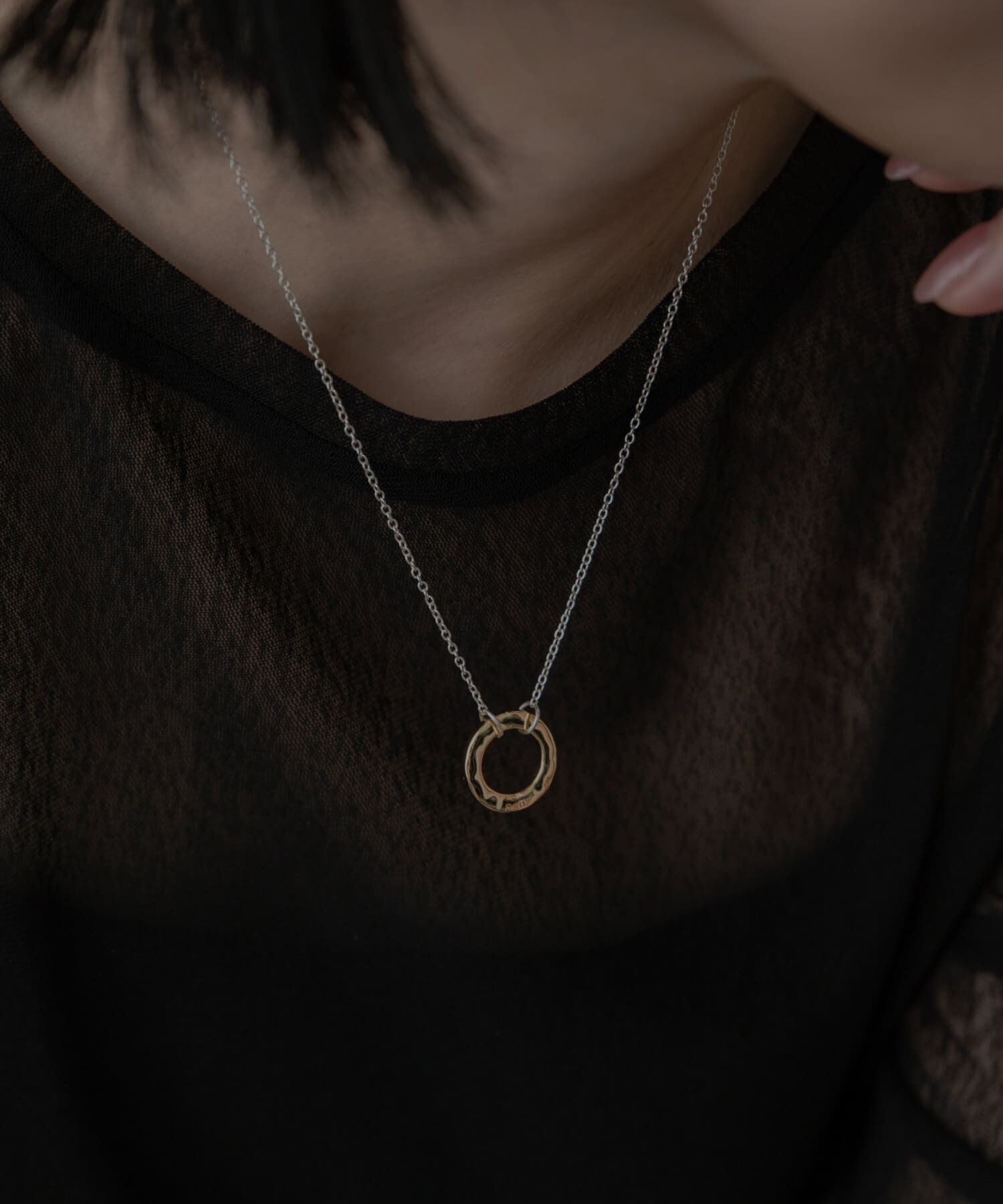 SMELLY「SMELLY so&rsquo;　plate ring necklace」|ネックレス|