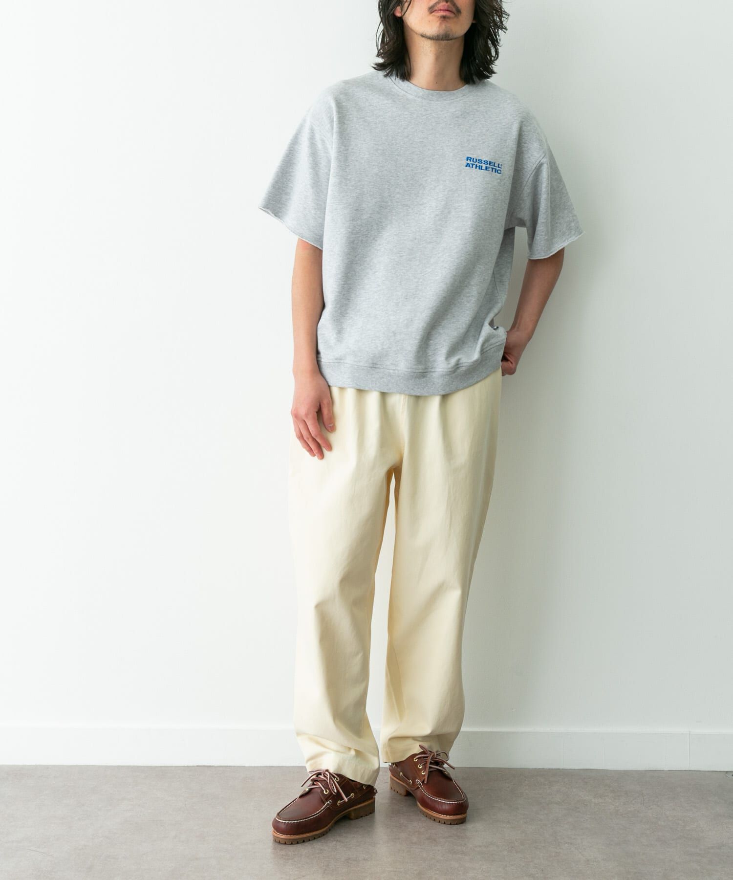 Sonny Label 「『別注』RUSSELL ATHLETIC&times;SonnyLabel　ショートスリーブスウェットTシャツ」|Tシャツ・カットソー|