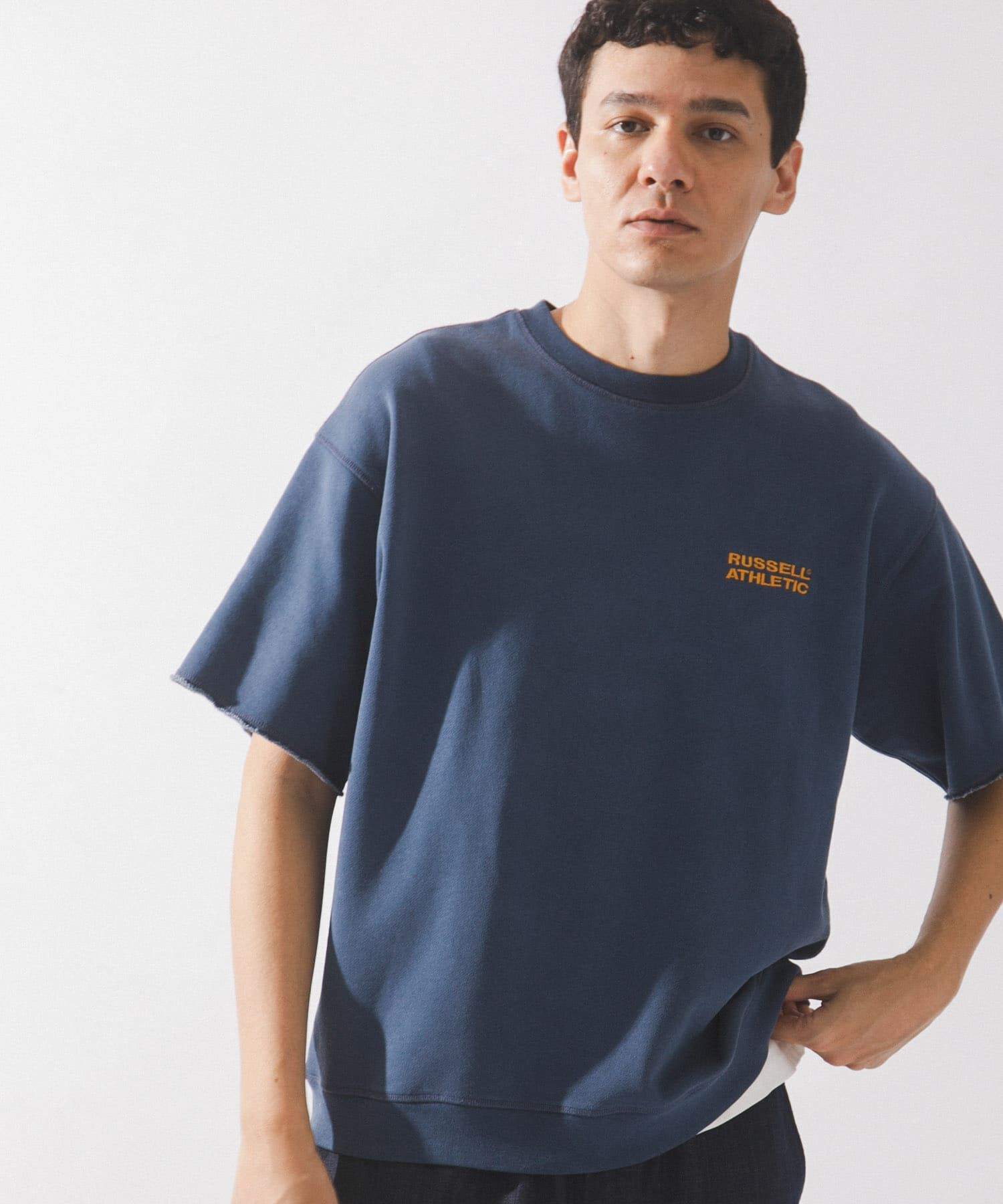 Sonny Label 「『別注』RUSSELL ATHLETIC&times;SonnyLabel　ショートスリーブスウェットTシャツ」|Tシャツ・カットソー|
