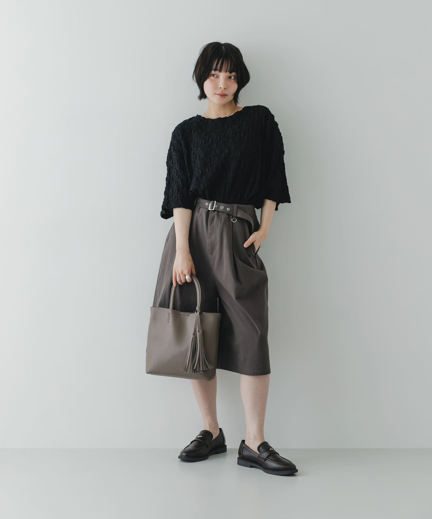 RODE SKO「『Sサイズ』タッセル軽量2WAYプチトートバッグ」|トートバッグ|