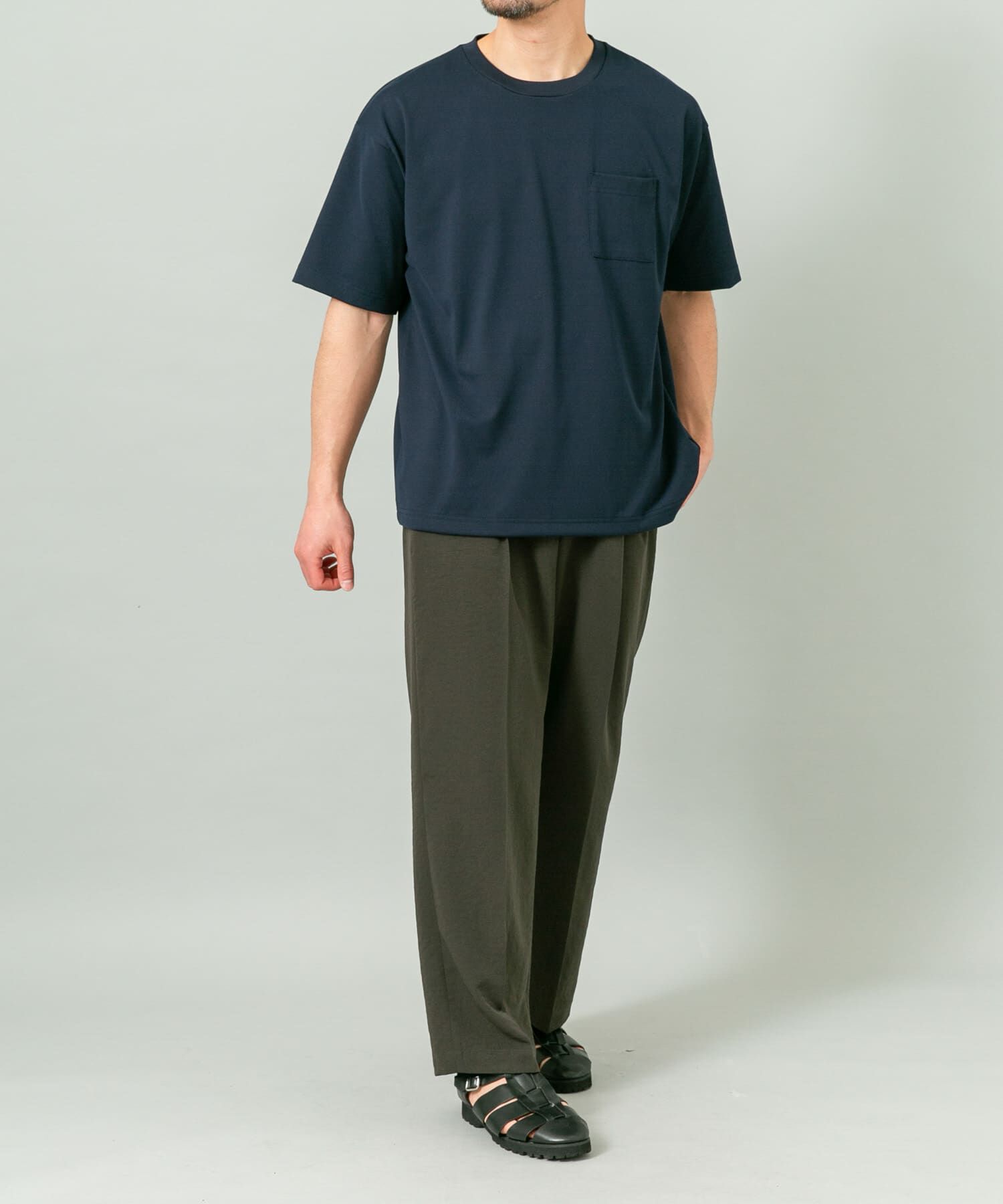 URBAN RESEARCH ROSSO「『接触冷感/吸水速乾/UVｶｯﾄ』ﾊｲｸｵﾘﾃｨﾘﾗｯｸｽﾌｨｯﾄTｼｬ  」|Tシャツ・カットソー|