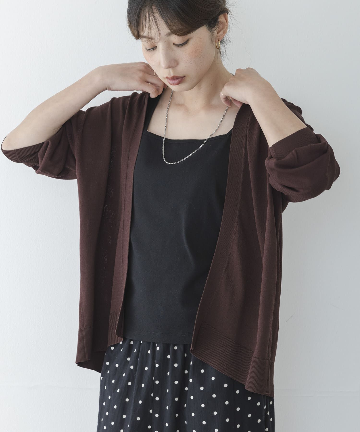 Sonny Label 「『WEB限定』アイスサマーUVカットニットカーディガン」|カーディガン|