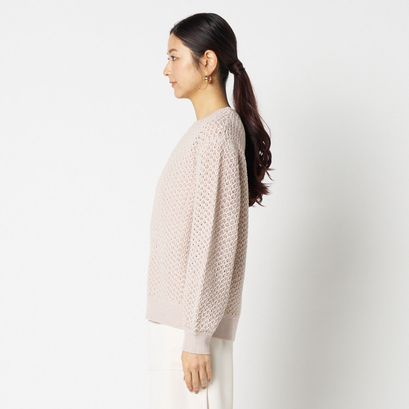 HELIOPOLE「HELIOPOLE LILY YARN MESH KNIT」|ニット・セーター|