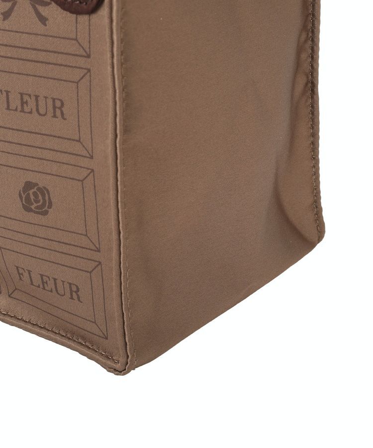 Maison de FLEUR「FLEURチョコレートスクエアトートバッグ」|トートバッグ|