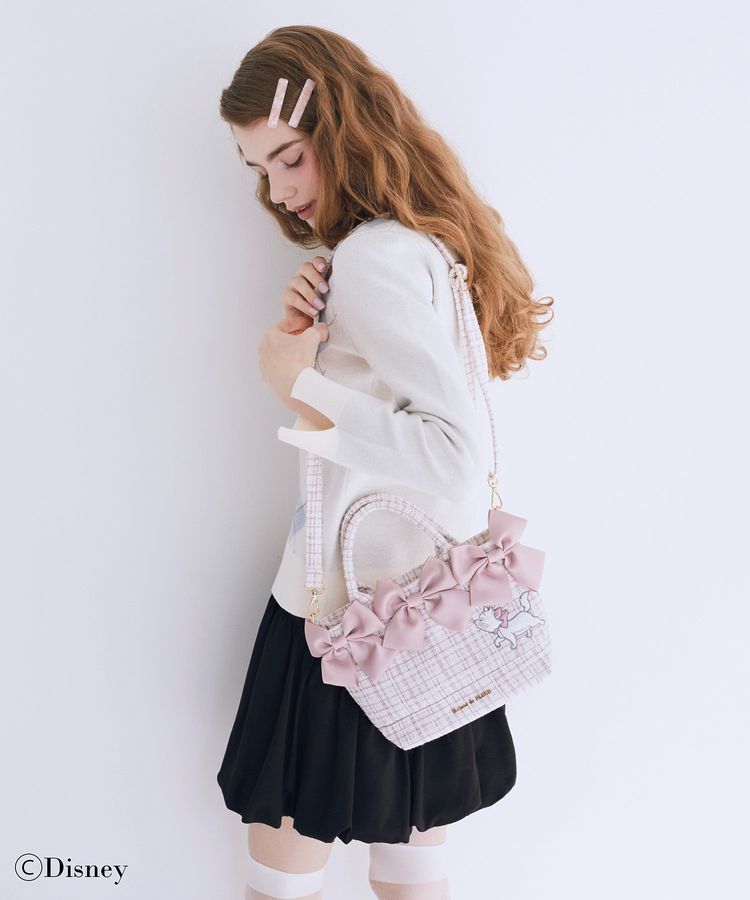 Maison de FLEUR「Disney Marie/ボリュームリボン2Wayトート」|トートバッグ|