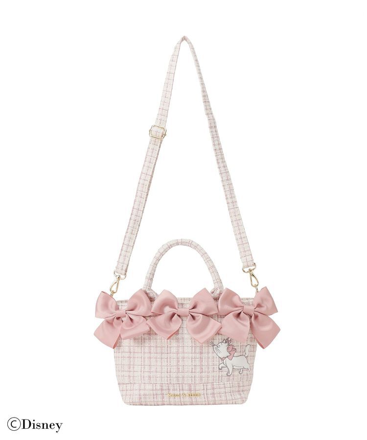 Maison de FLEUR「Disney Marie/ボリュームリボン2Wayトート」|トートバッグ|