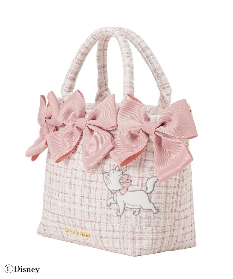 Maison de FLEUR「Disney Marie/ボリュームリボン2Wayトート」|トートバッグ|