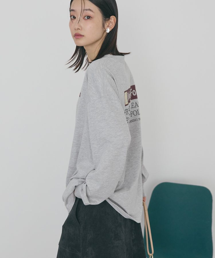 AMERICAN HOLIC「カンパニーロゴ風ロングTシャツ」|Tシャツ・カットソー|