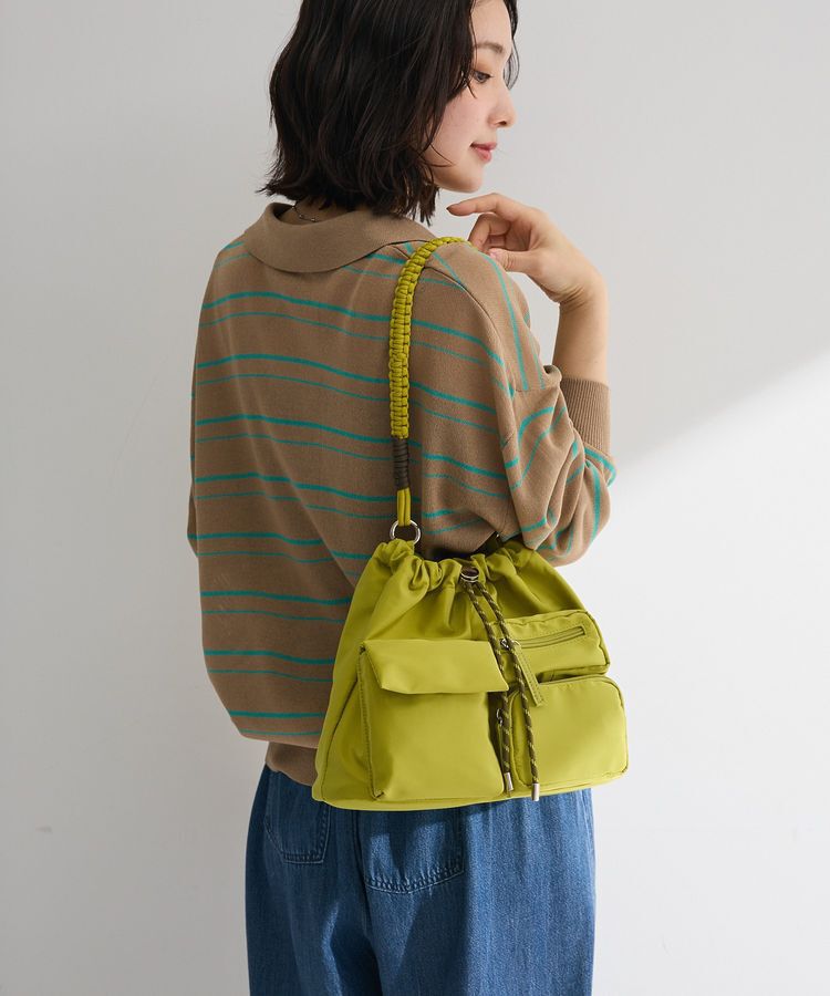Green Parks「【10ポケBag】収納アドバイザー監修ショルダーバッグ」|ショルダー・メッセンジャー|Lime Green