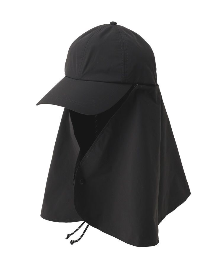 Green Parks「【遮熱】2wayUVカットシェードキャップ」|その他|Black