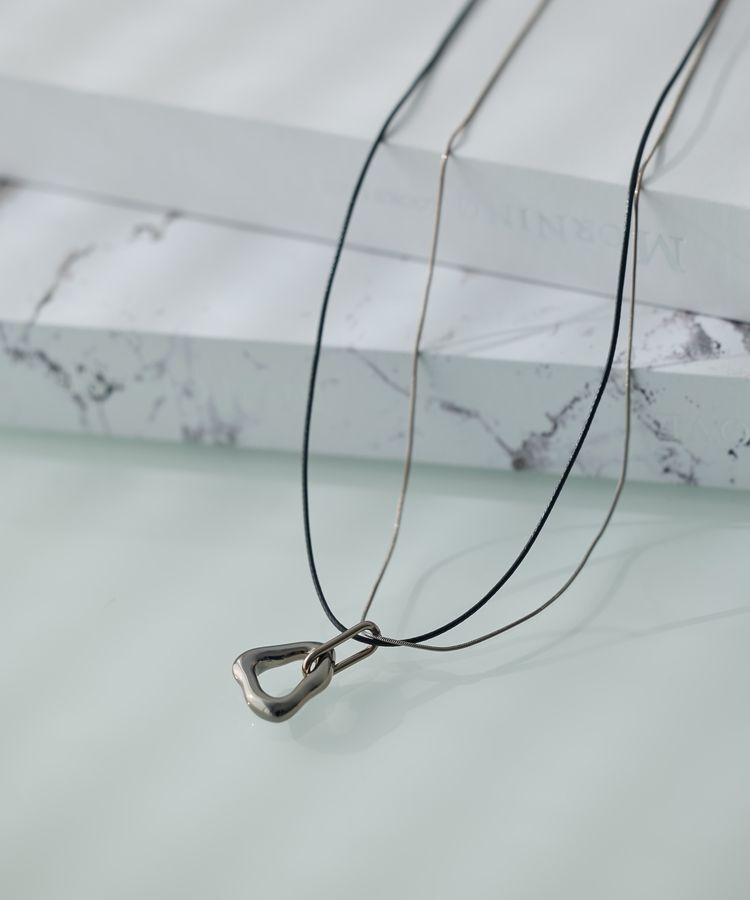 YECCA VECCA「コードチェーンワントップネックレス」|ネックレス|Silver
