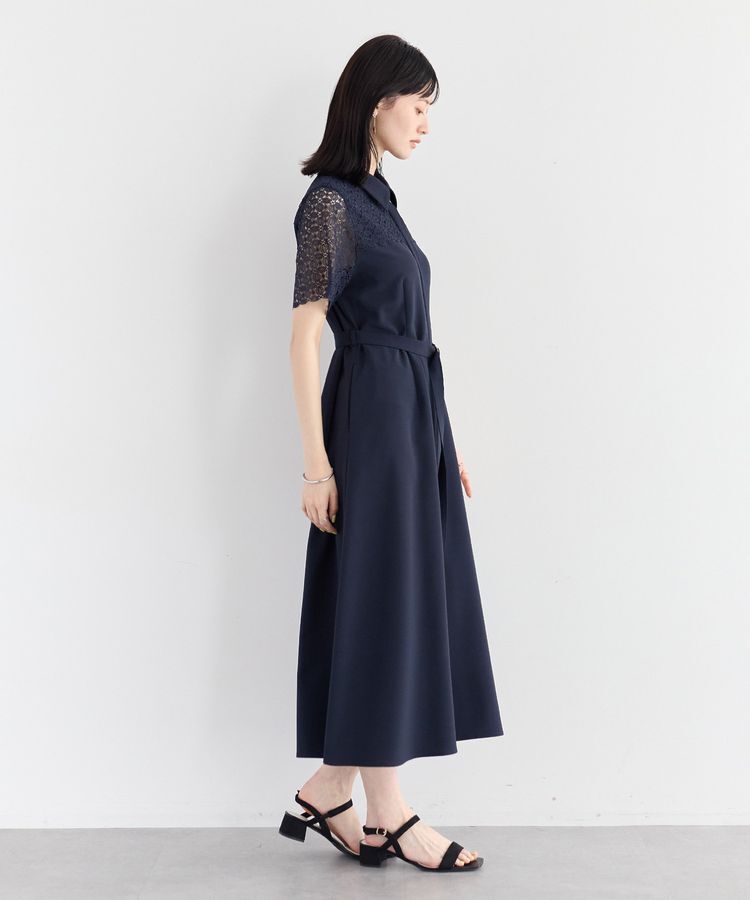 YECCA VECCA「レース切替ワンピース」|ワンピース|